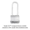Master Lock 1-9/16 in. H X 11/16 in. W X 1-3/4 in. L Steel Dual Ball Bearing Locking Weather-Resista M1XKADLJCCSEN - alternate 2